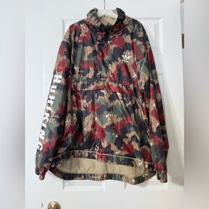 Pharrell Williams X Adidas Jacket XL Camo Hiking Pullover Fleece Windbreaker